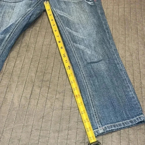 Rewind Cropped Denim Jeans with pink stitch detail size 3 - Picture 10 of 10